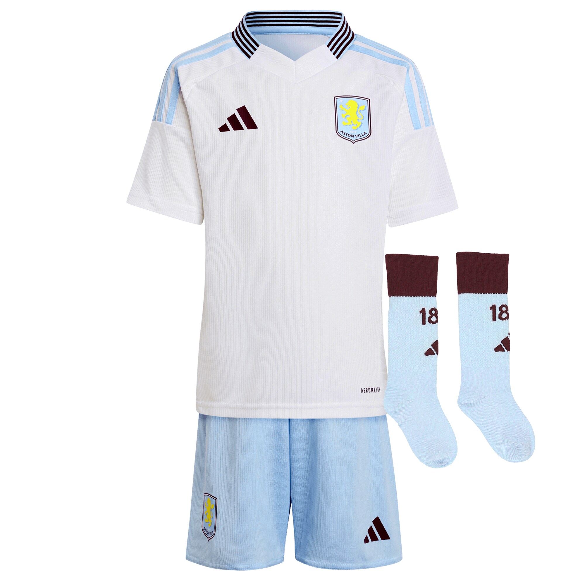 aston villa adidas away mini kit 2024-25 with malen 17 printing Collection - Official Aston Villa Shirts & Jerseys
