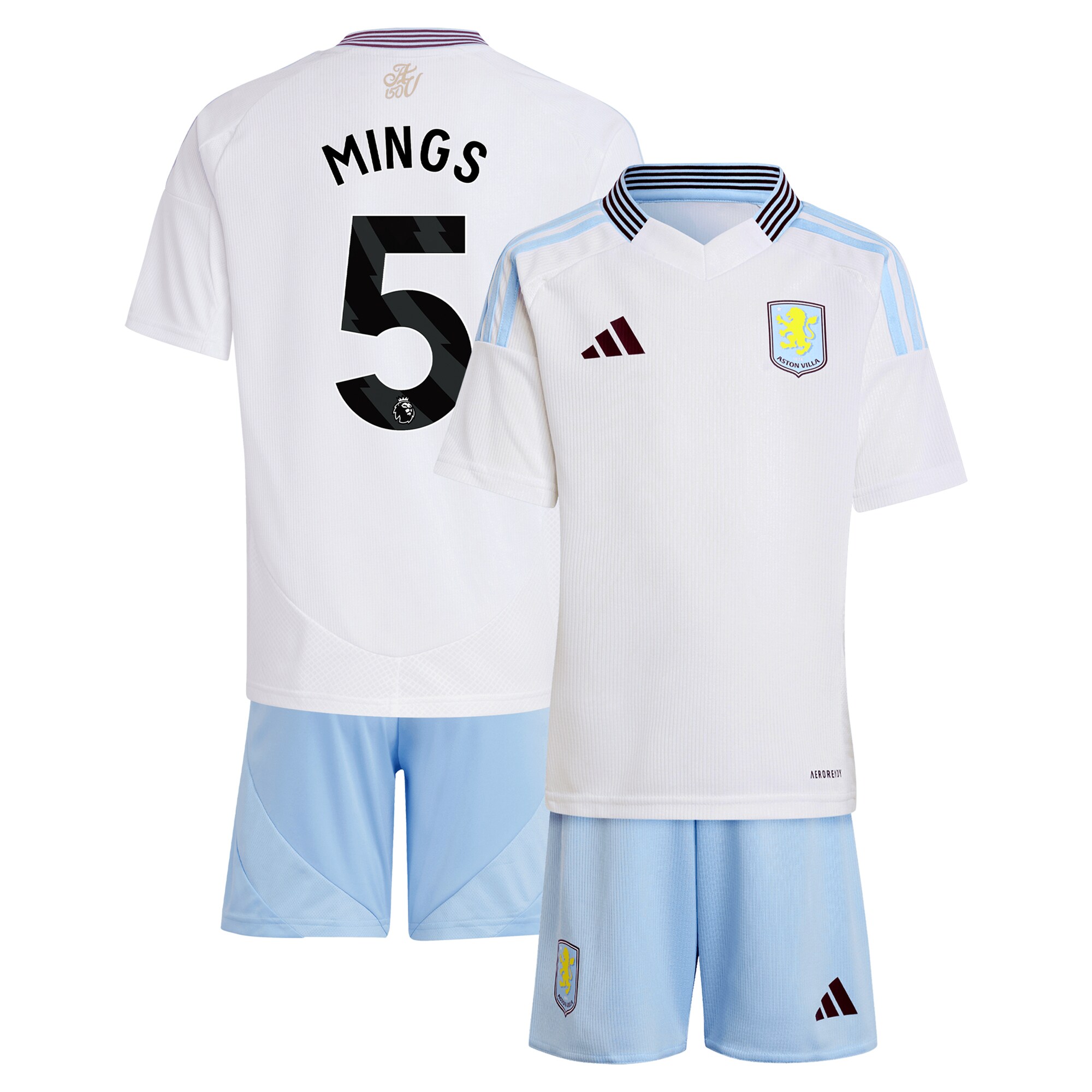 aston villa adidas away mini kit 2024-25 with mings 5 printing Collection - Official Aston Villa Shirts & Jerseys