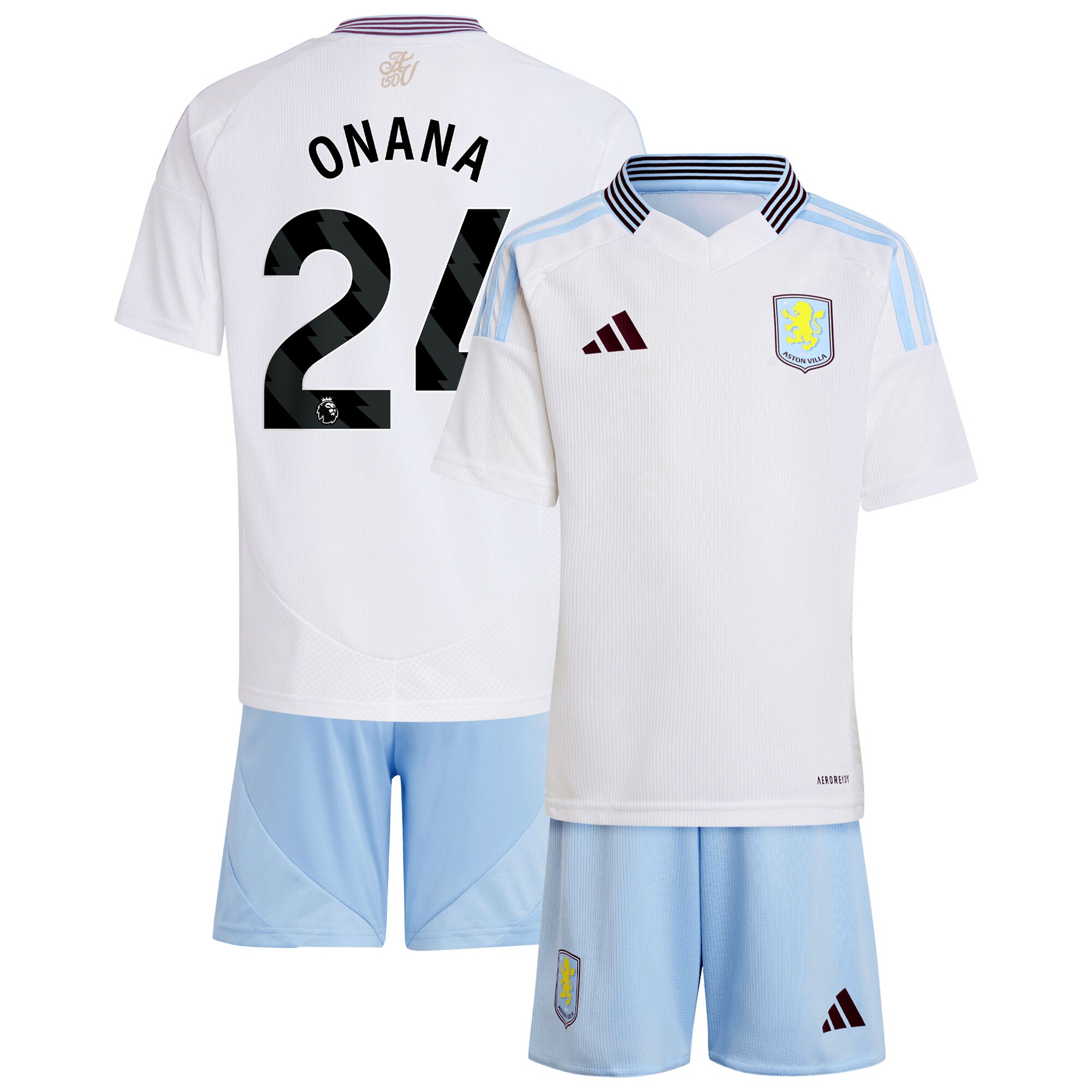 aston villa adidas away mini kit 2024-25 with onana 24 printing Collection - Official Aston Villa Shirts & Jerseys