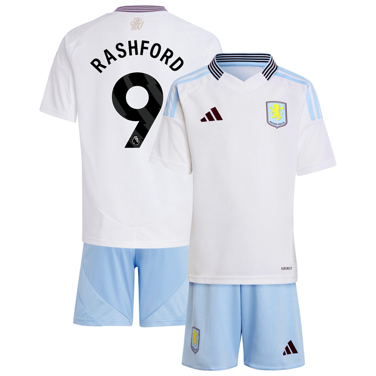 aston villa adidas away mini kit 2024-25 with rashford 9 printing Collection - Official Aston Villa Shirts & Jerseys