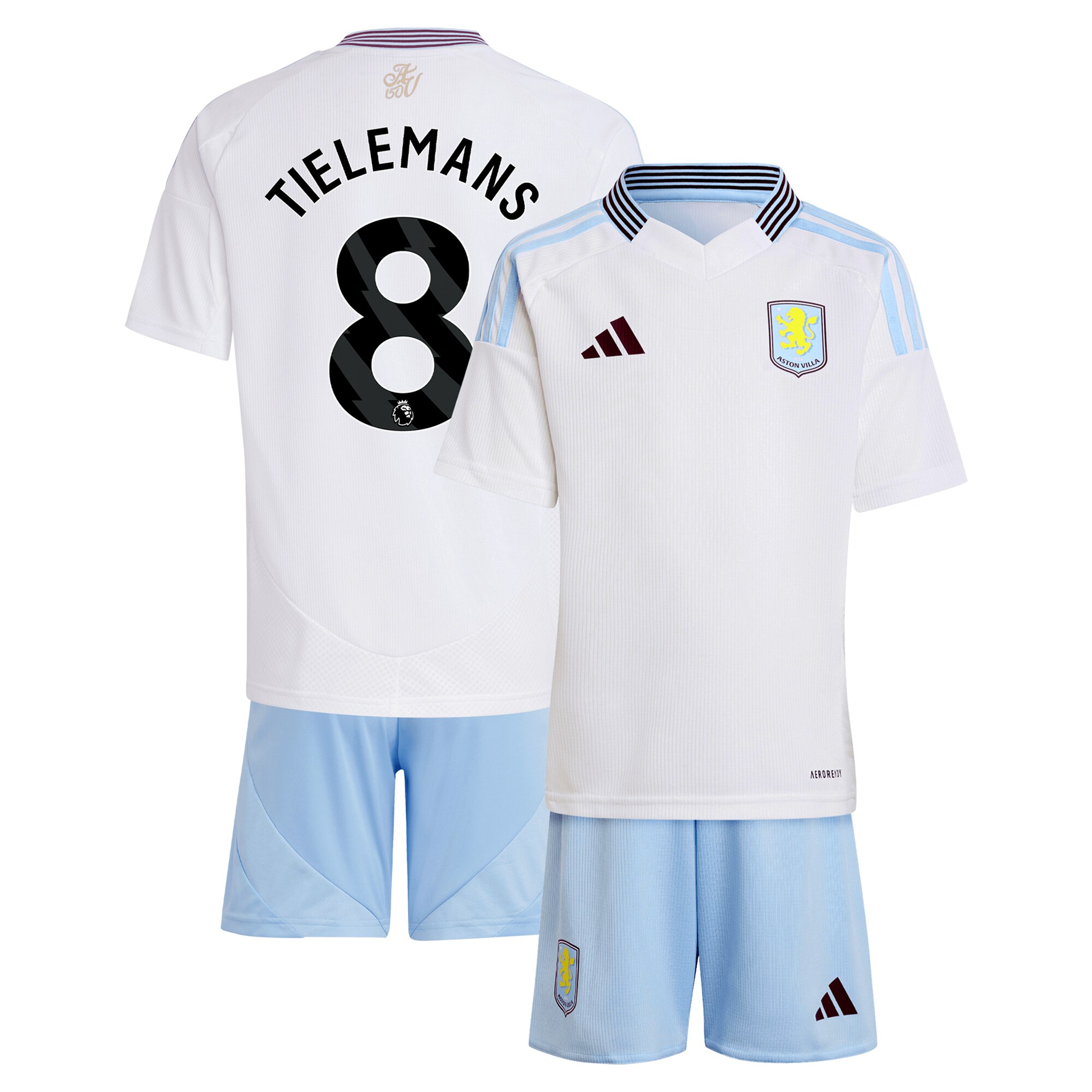 aston villa adidas away mini kit 2024-25 with tielemans 8 printing Collection - Official Aston Villa Shirts & Jerseys