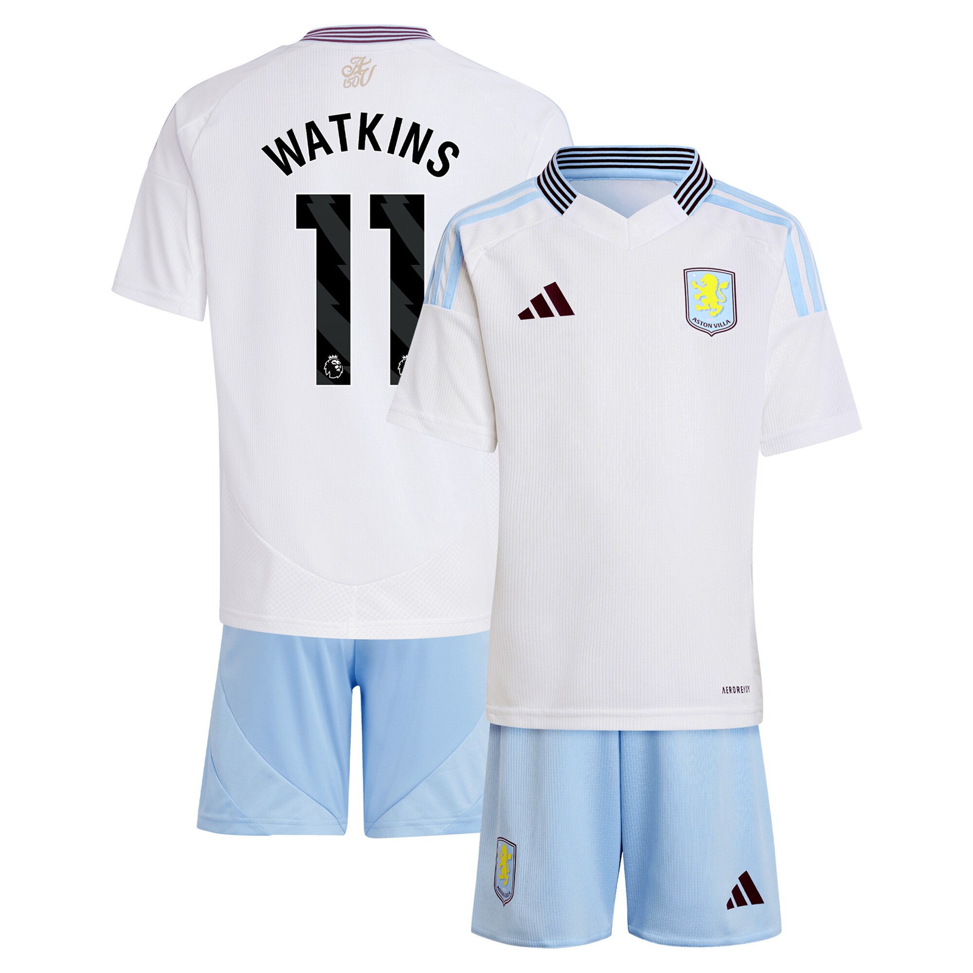 aston villa adidas away mini kit 2024-25 with watkins 11 printing Collection - Official Aston Villa Shirts & Jerseys
