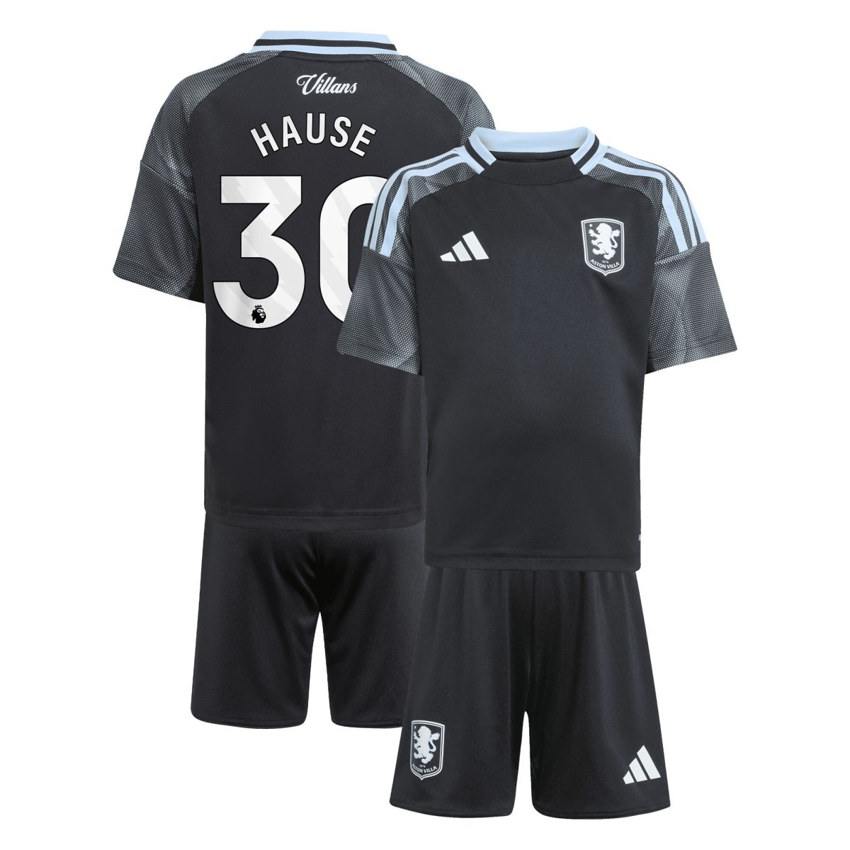 aston villa adidas away mini kit 2025-26 with hause 30 printing Collection - Official Aston Villa Shirts & Jerseys