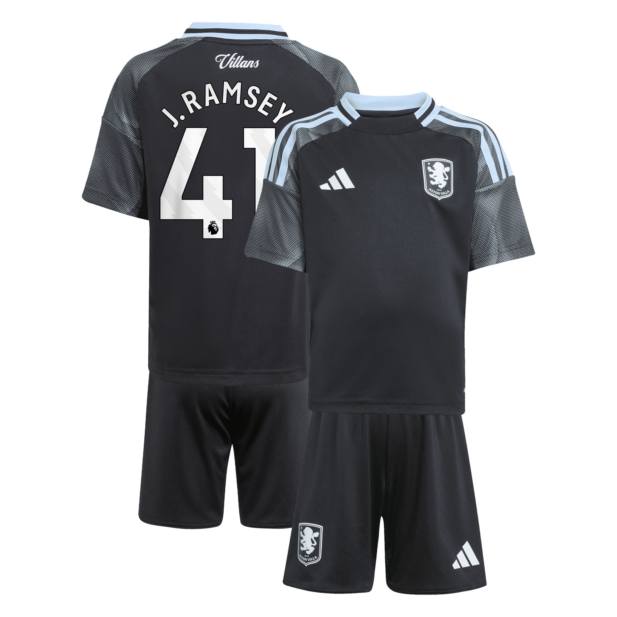 aston villa adidas away mini kit 2025-26 with j. ramsey 41 printing Collection - Official Aston Villa Shirts & Jerseys