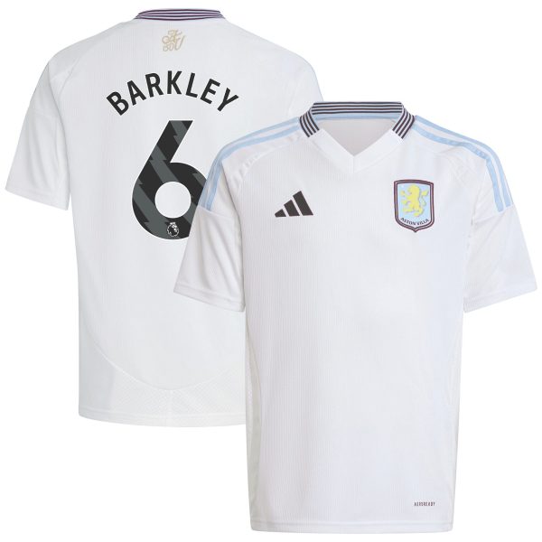 aston villa adidas away shirt 2024-25 – kids with barkley 6 printing Collection - Official Aston Villa Shirts & Jerseys