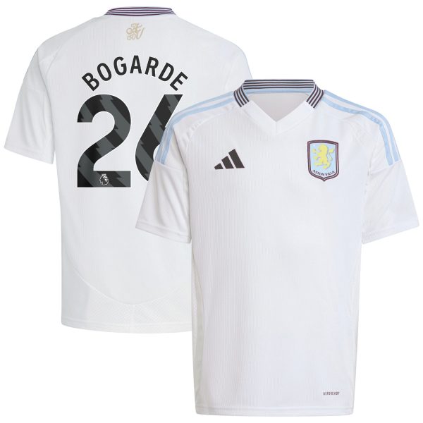aston villa adidas away shirt 2024-25 – kids with bogarde 26 printing Collection - Official Aston Villa Shirts & Jerseys