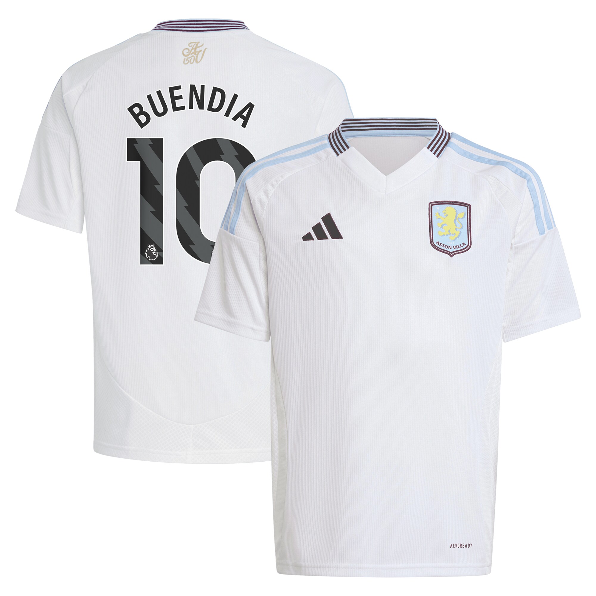 aston villa adidas away shirt 2024-25 – kids with buendia 10 printing Collection - Official Aston Villa Shirts & Jerseys