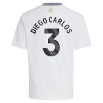 aston villa adidas away shirt 2024-25 – kids with diego carlos 3 printing Collection - Official Aston Villa Shirts & Jerseys