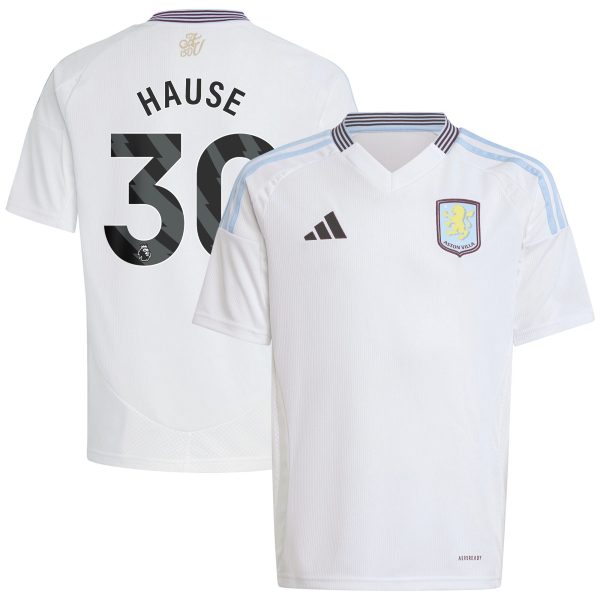 aston villa adidas away shirt 2024-25 – kids with hause 30 printing Collection - Official Aston Villa Shirts & Jerseys