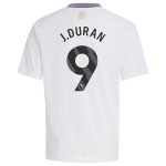 aston villa adidas away shirt 2024-25 – kids with j.duran 9 printing Collection - Official Aston Villa Shirts & Jerseys