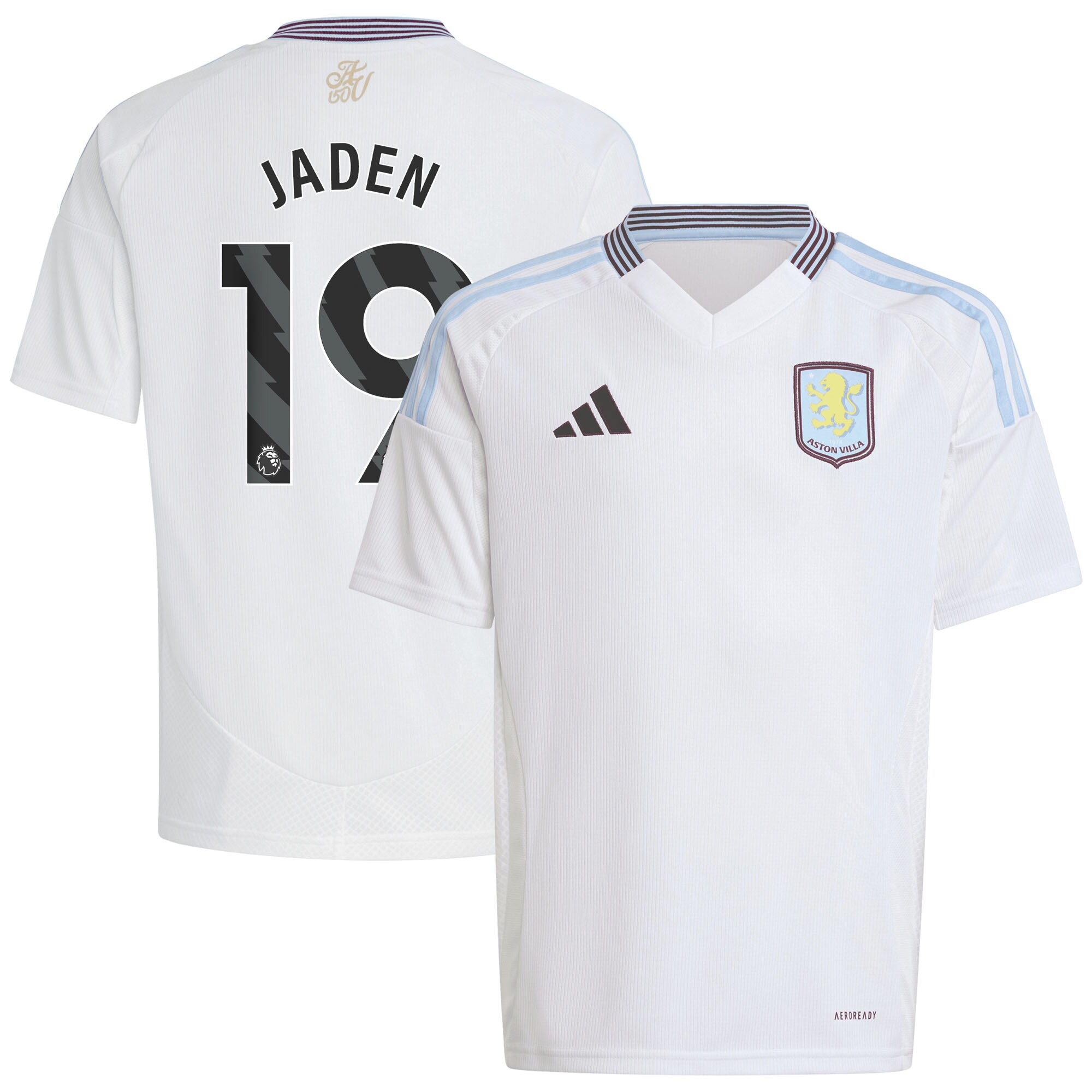 aston villa adidas away shirt 2024-25 – kids with jaden 19 printing Collection - Official Aston Villa Shirts & Jerseys