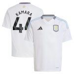 aston villa adidas away shirt 2024-25 – kids with kamara 44 printing Collection - Official Aston Villa Shirts & Jerseys