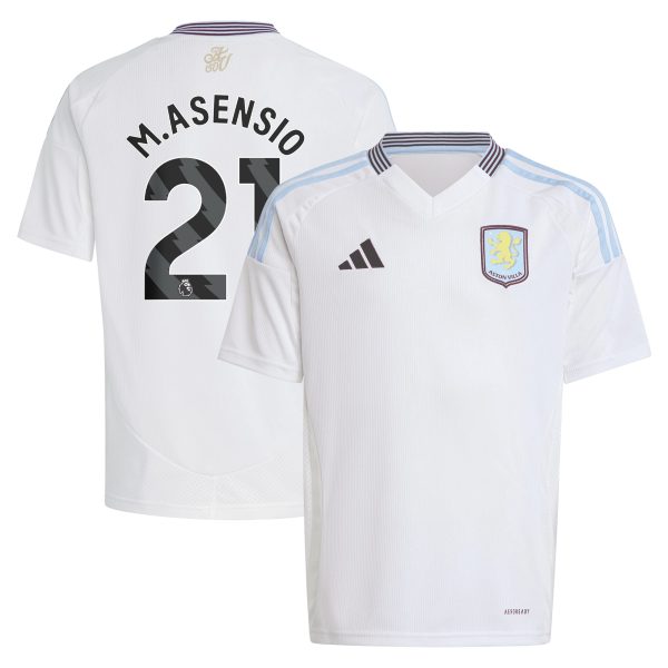 aston villa adidas away shirt 2024-25 – kids with m.asensio 21 printing Collection - Official Aston Villa Shirts & Jerseys