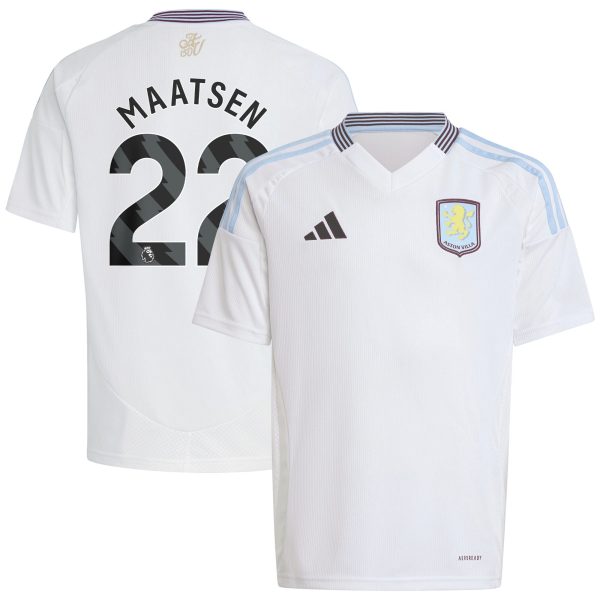 aston villa adidas away shirt 2024-25 – kids with maatsen 22 printing Collection - Official Aston Villa Shirts & Jerseys