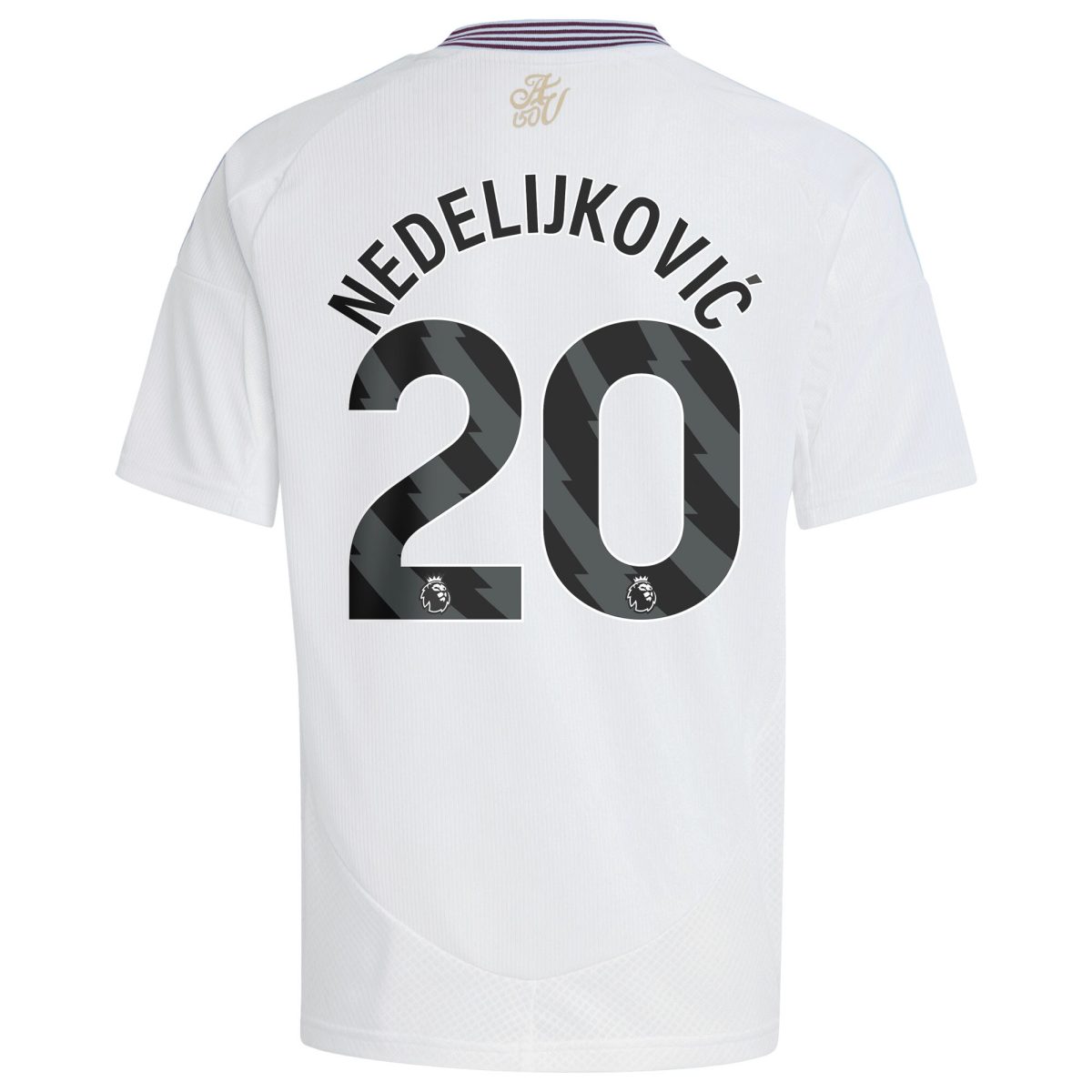 aston villa adidas away shirt 2024-25 – kids with nedeljković 20 printing Collection - Official Aston Villa Shirts & Jerseys