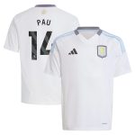 aston villa adidas away shirt 2024-25 – kids with pau 14 printing Collection - Official Aston Villa Shirts & Jerseys