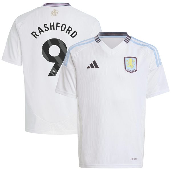 aston villa adidas away shirt 2024-25 – kids with rashford 9 printing Collection - Official Aston Villa Shirts & Jerseys