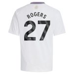 aston villa adidas away shirt 2024-25 – kids with rogers 27 printing Collection - Official Aston Villa Shirts & Jerseys