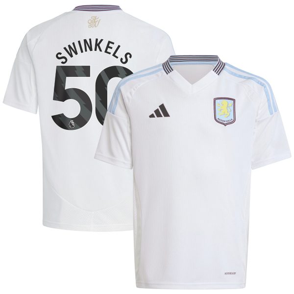 aston villa adidas away shirt 2024-25 – kids with swinkels 50 printing Collection - Official Aston Villa Shirts & Jerseys
