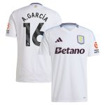 aston villa adidas away shirt 2024-25 with a.garcía 16 printing Collection - Official Aston Villa Shirts & Jerseys