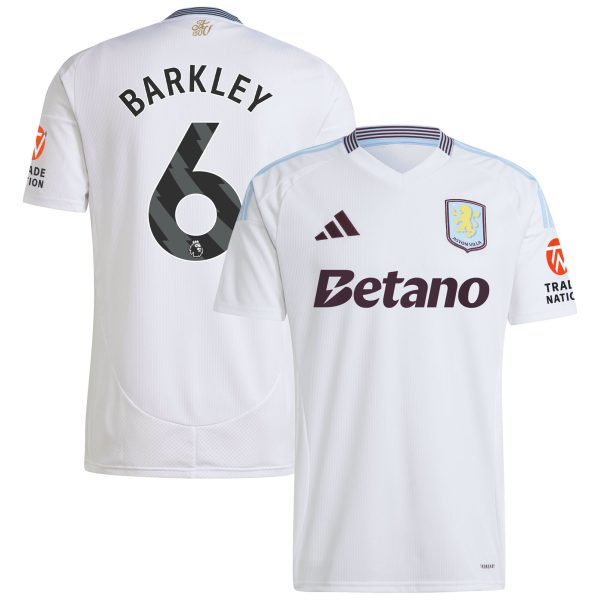 aston villa adidas away shirt 2024-25 with barkley 6 printing Collection - Official Aston Villa Shirts & Jerseys