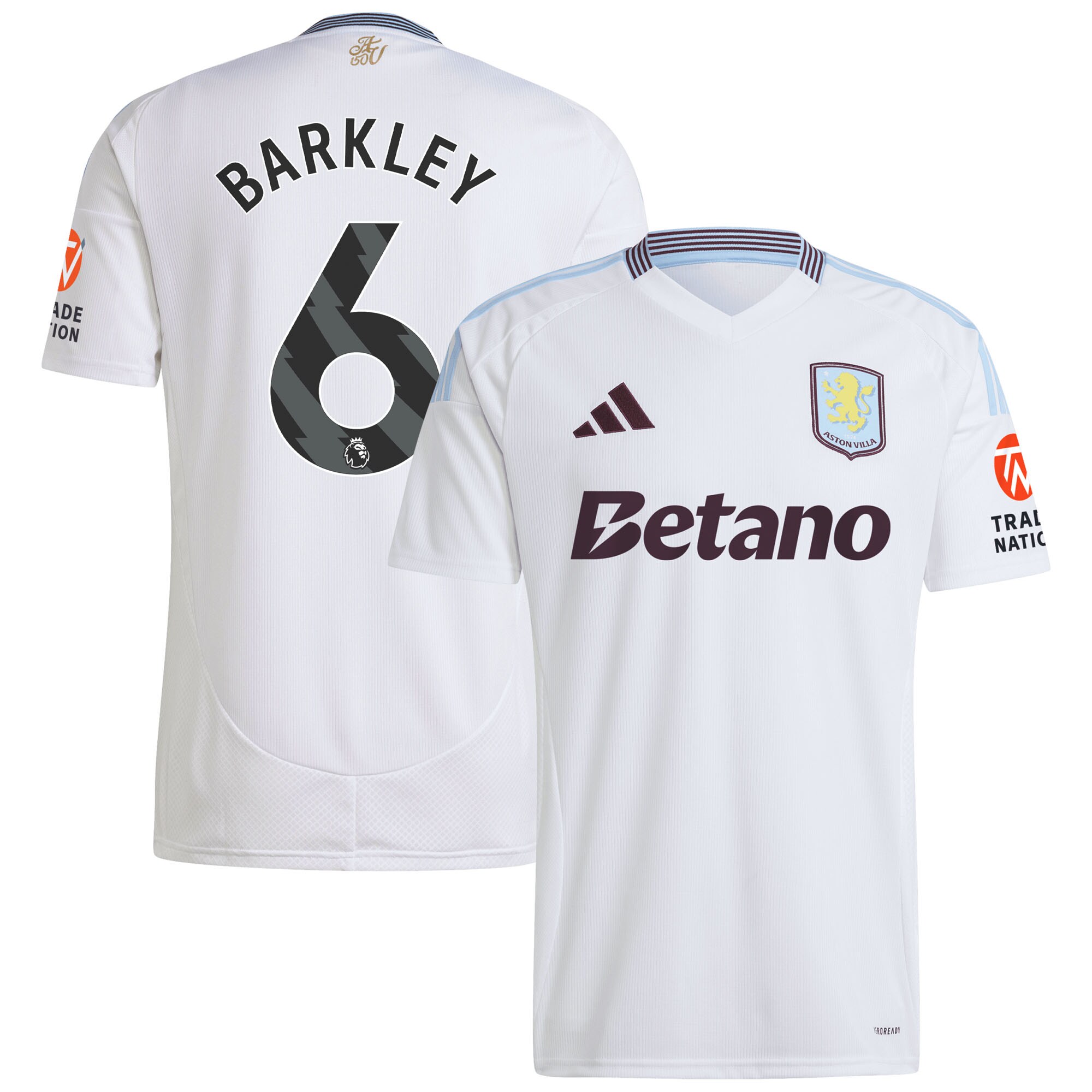 aston villa adidas away shirt 2024-25 with barkley 6 printing Collection - Official Aston Villa Shirts & Jerseys