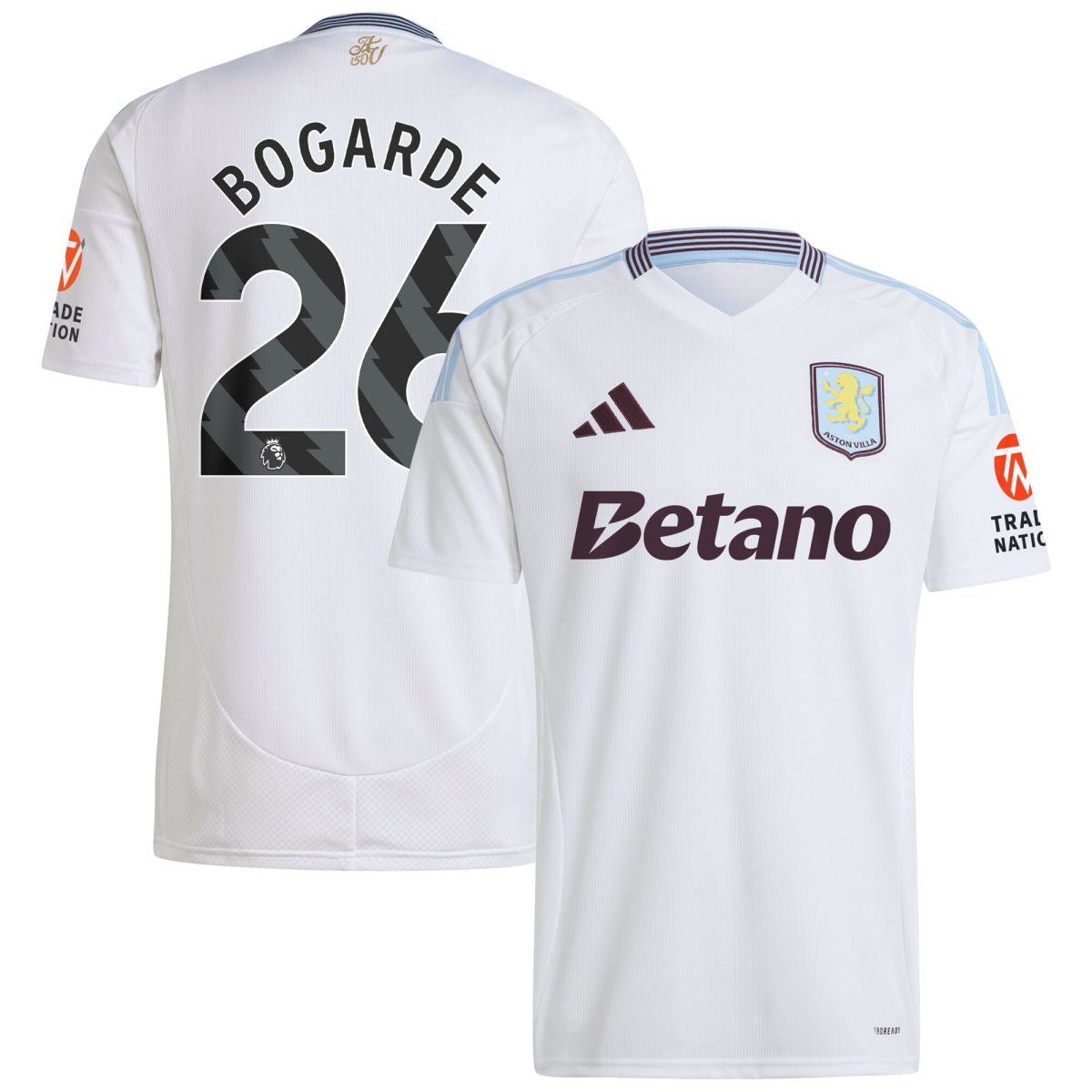 aston villa adidas away shirt 2024-25 with bogarde 26 printing Collection - Official Aston Villa Shirts & Jerseys