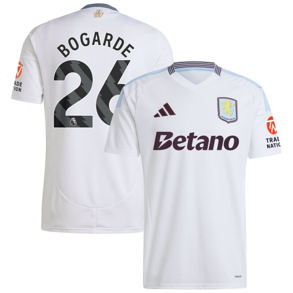 aston villa adidas away shirt 2024-25 with bogarde 26 printing Collection - Official Aston Villa Shirts & Jerseys