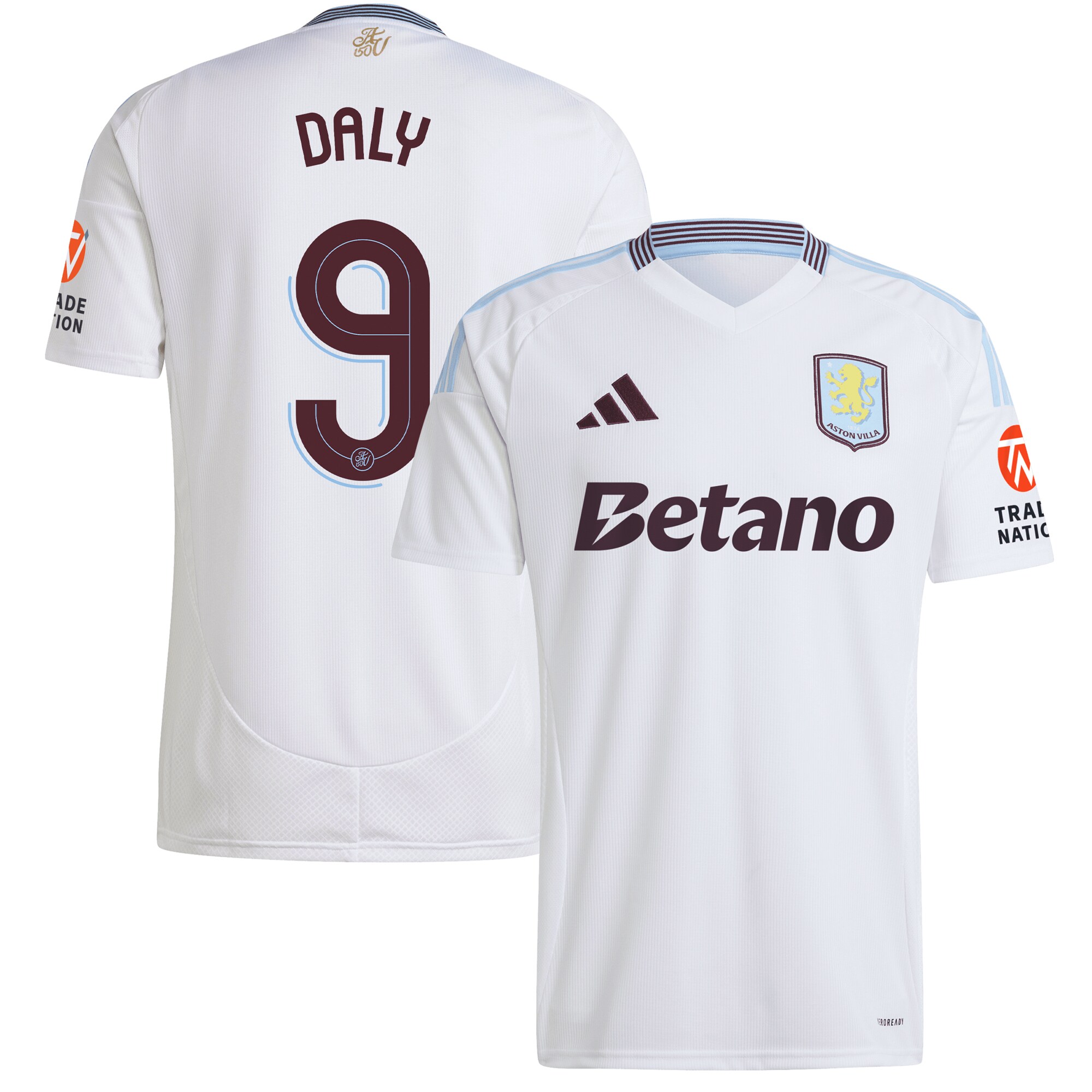 aston villa adidas away shirt 2024-25 with daly 9 cup printing Collection - Official Aston Villa Shirts & Jerseys