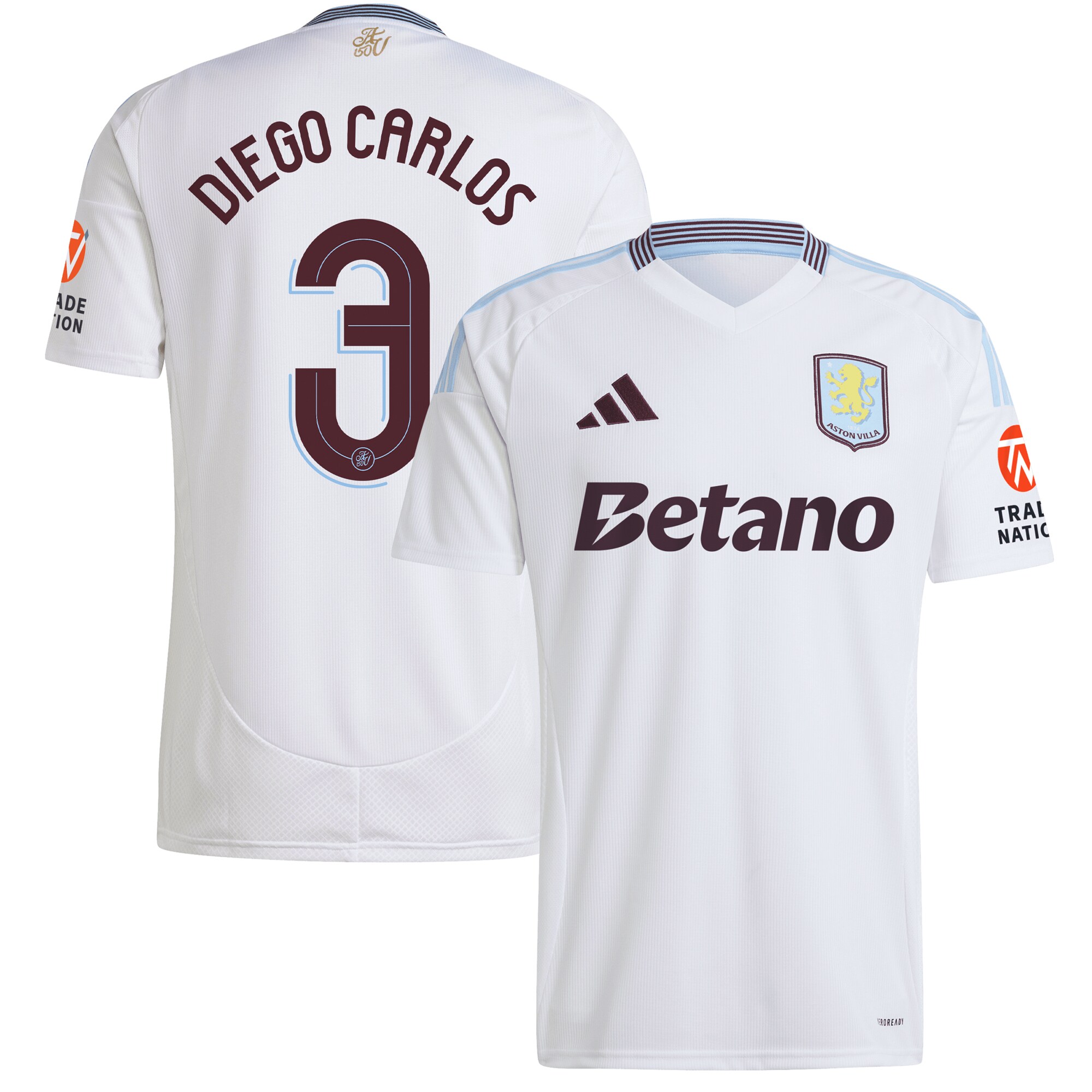 aston villa adidas away shirt 2024-25 with diego carlos 3 cup printing Collection - Official Aston Villa Shirts & Jerseys