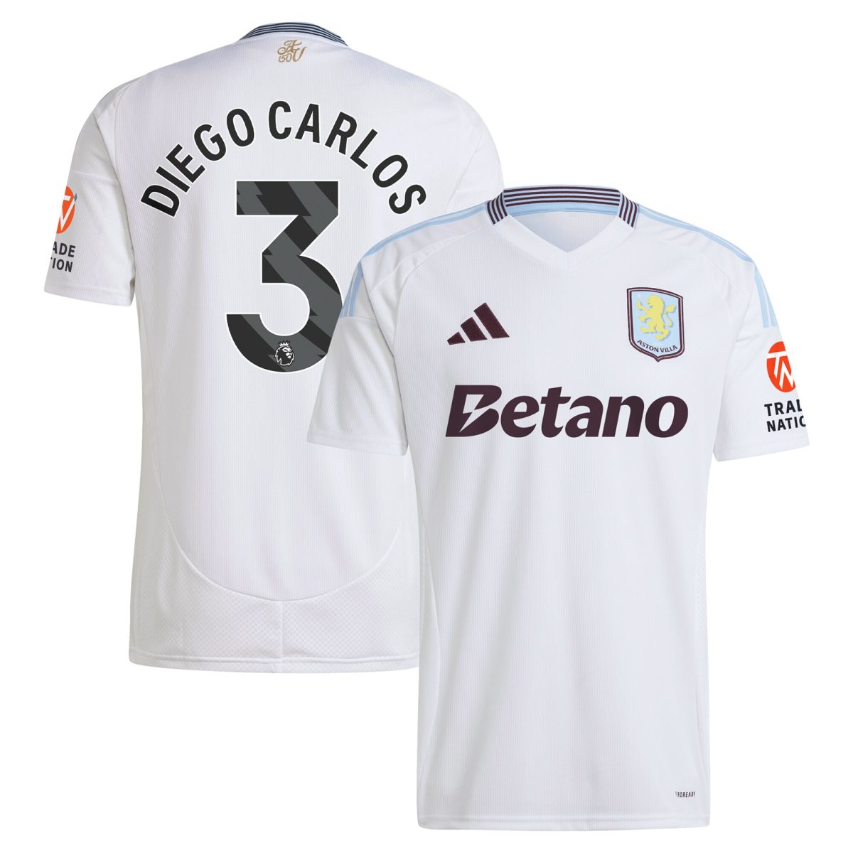 aston villa adidas away shirt 2024-25 with diego carlos 3 printing Collection - Official Aston Villa Shirts & Jerseys