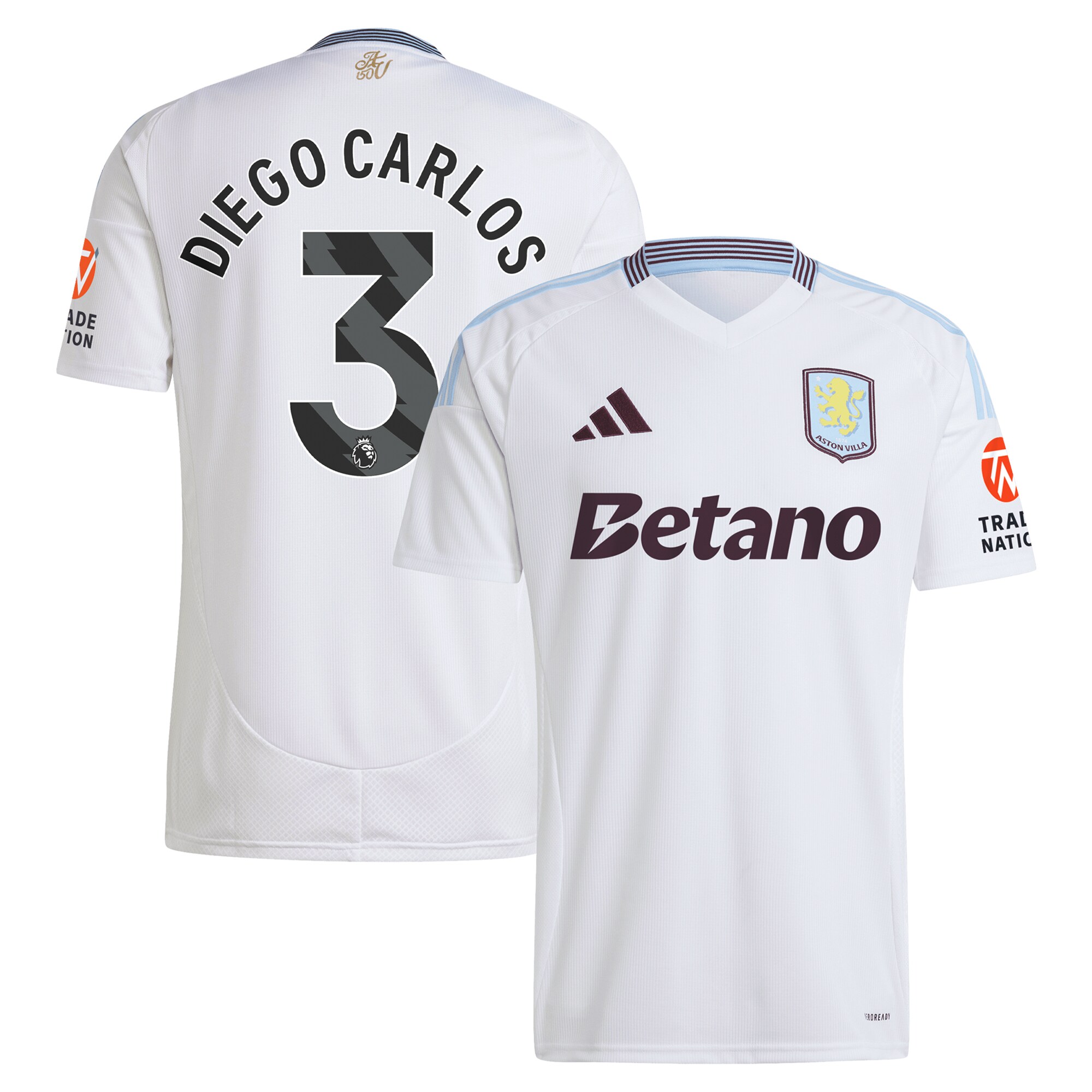 aston villa adidas away shirt 2024-25 with diego carlos 3 printing Collection - Official Aston Villa Shirts & Jerseys