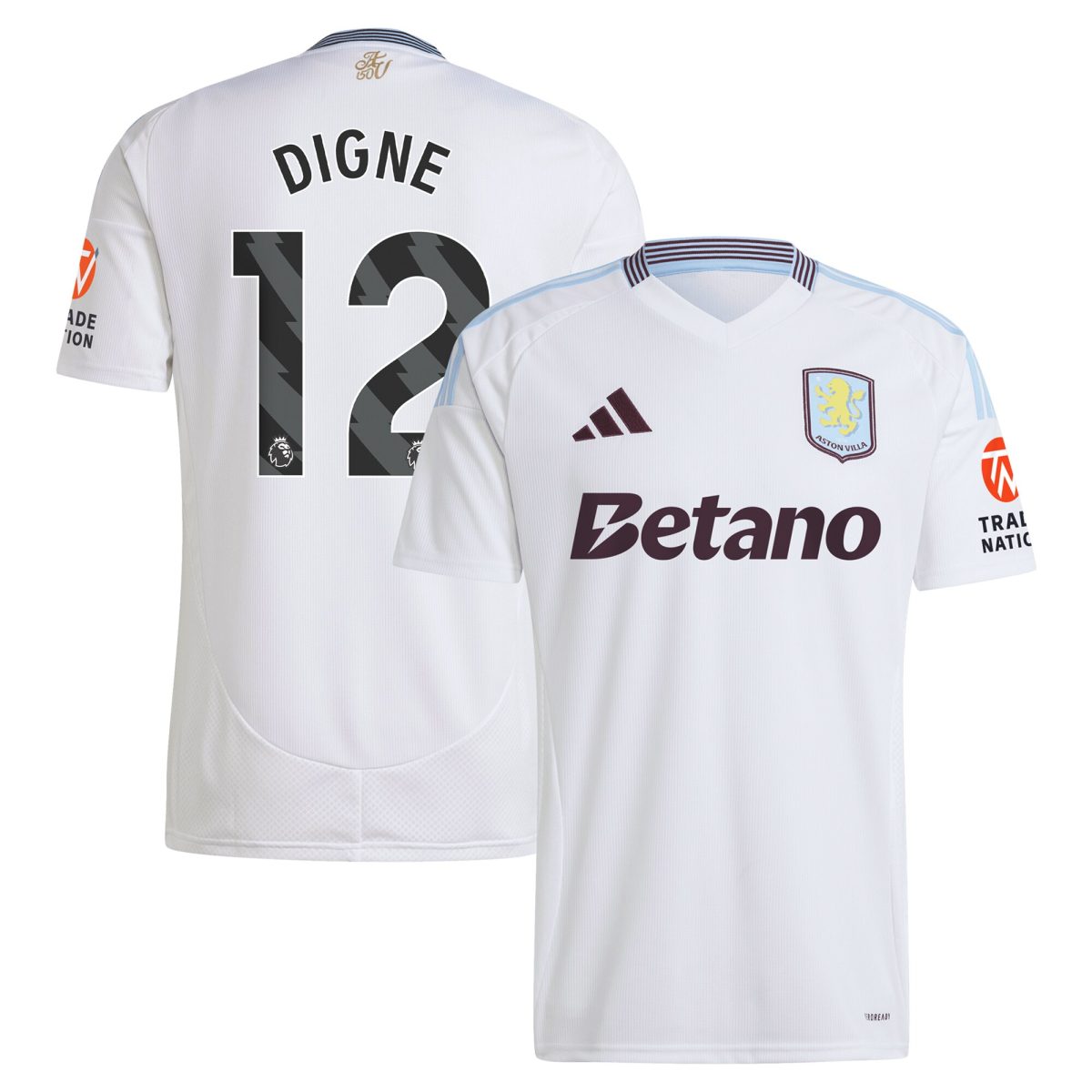 aston villa adidas away shirt 2024-25 with digne 12 printing Collection - Official Aston Villa Shirts & Jerseys