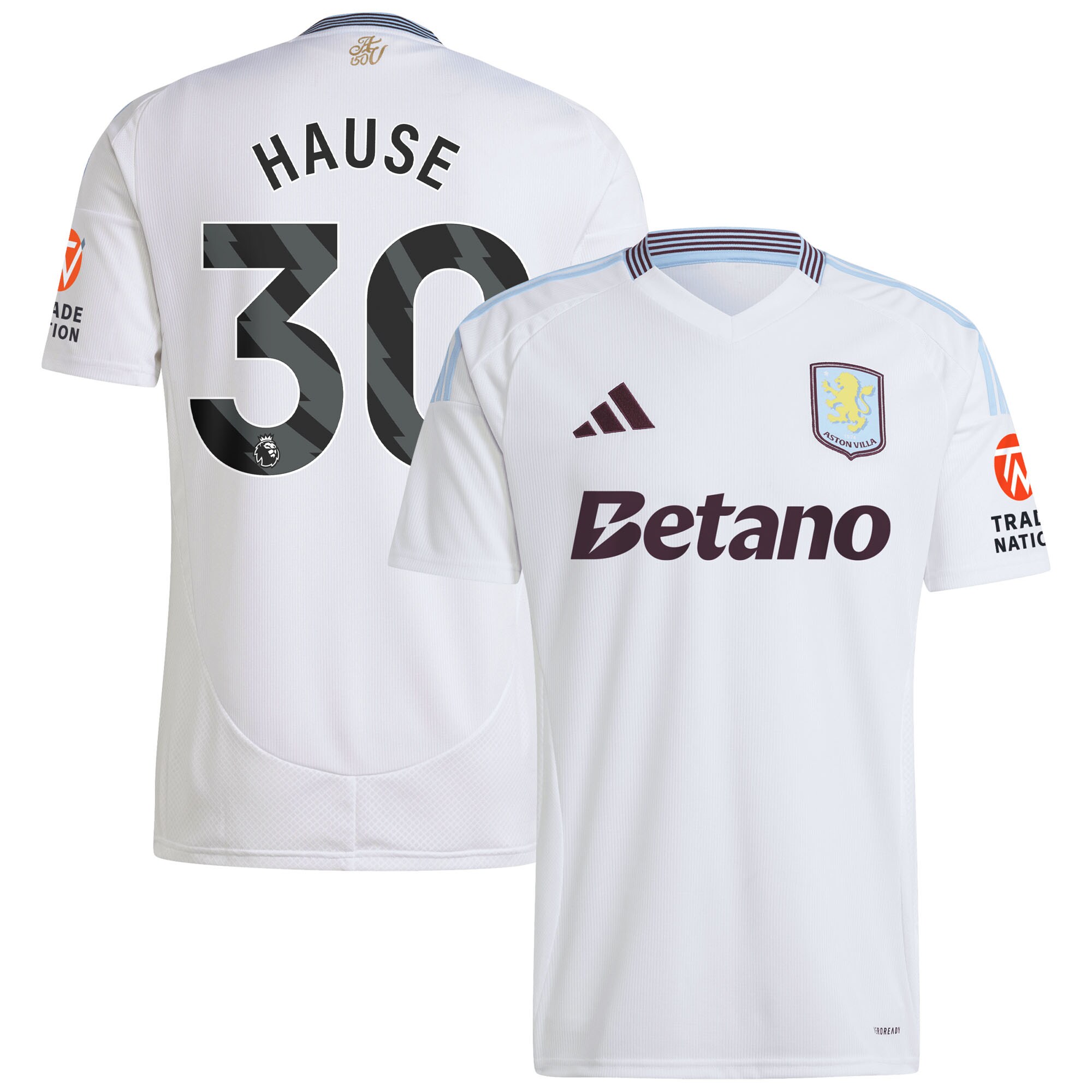 aston villa adidas away shirt 2024-25 with hause 30 printing Collection - Official Aston Villa Shirts & Jerseys