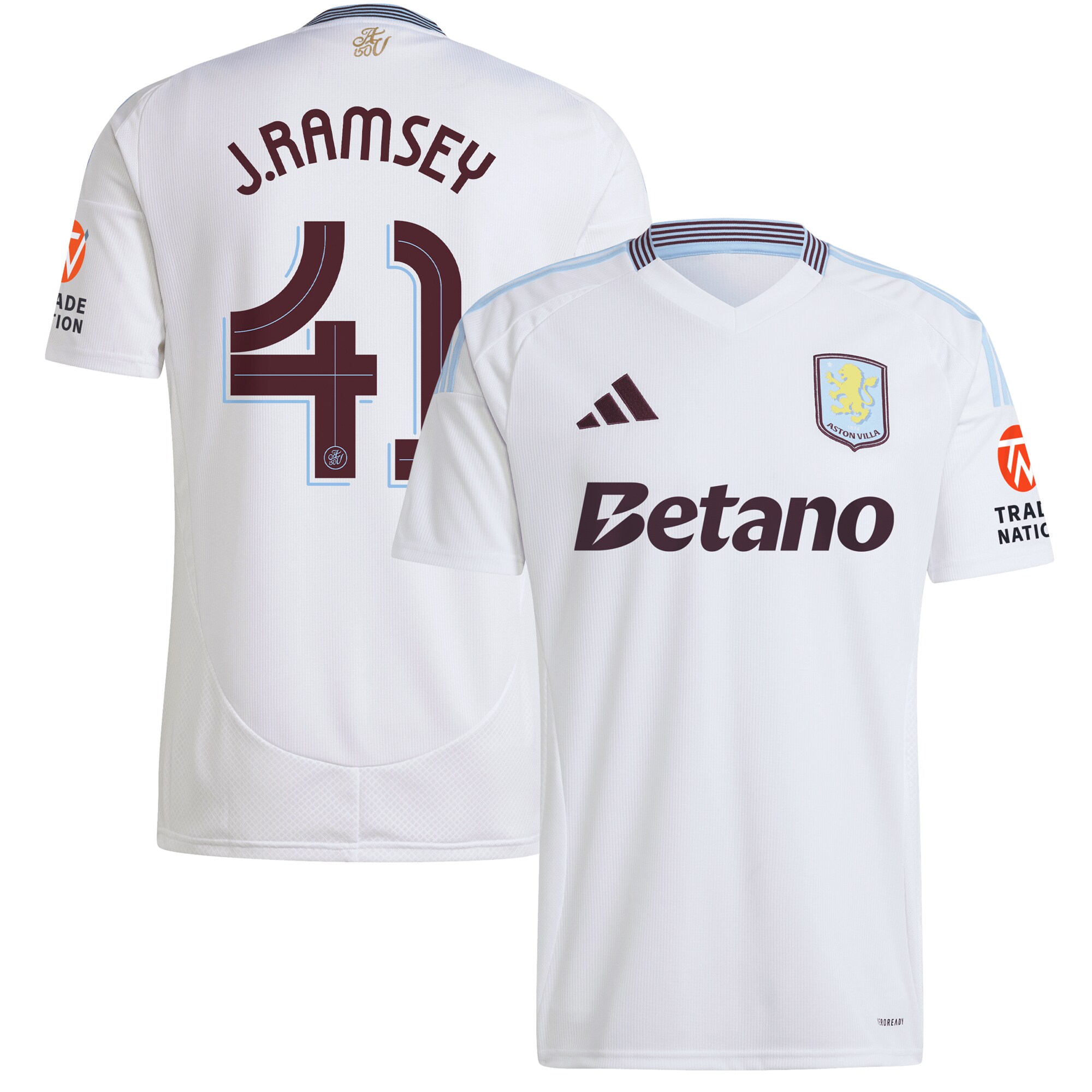 aston villa adidas away shirt 2024-25 with j. ramsey 41 cup printing Collection - Official Aston Villa Shirts & Jerseys
