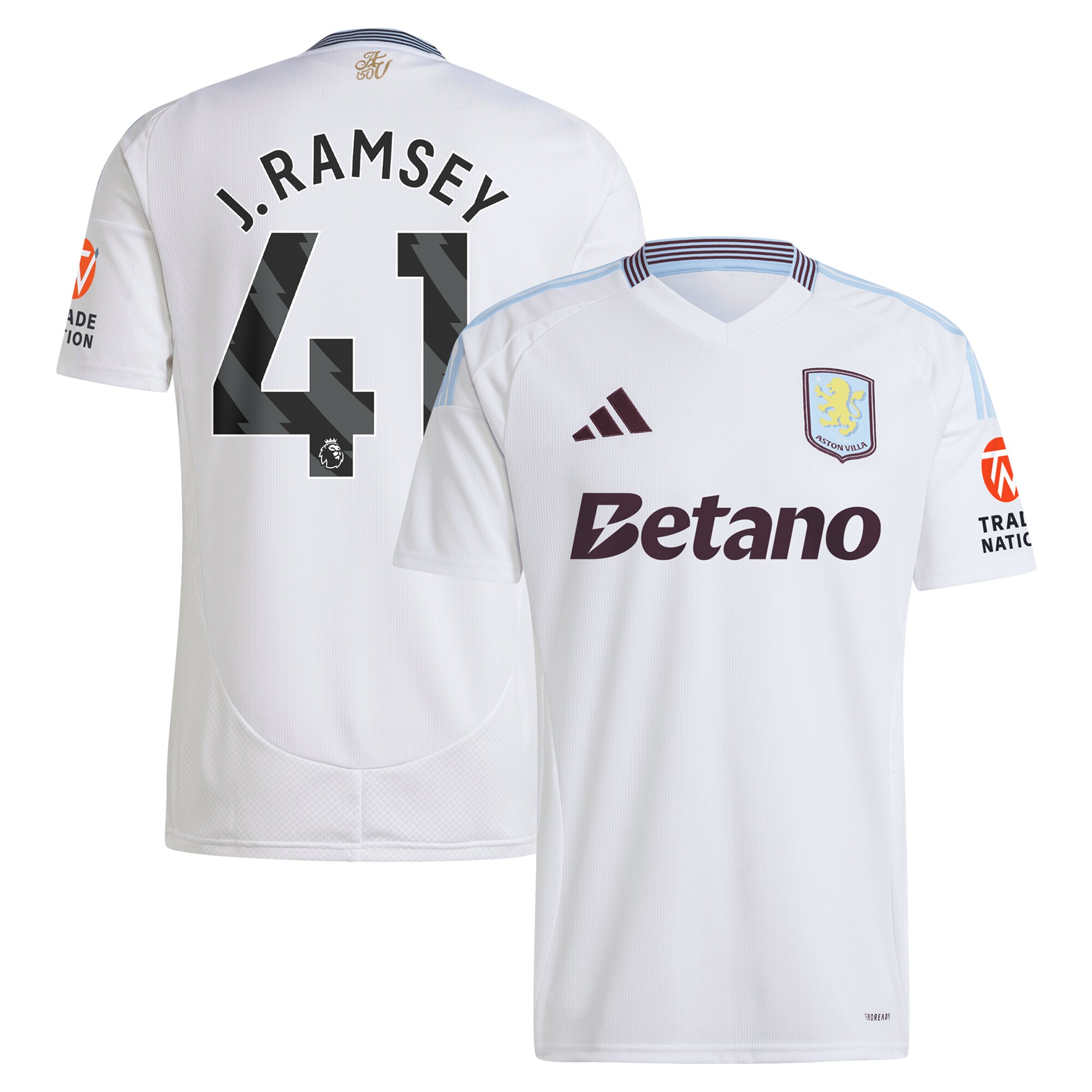 aston villa adidas away shirt 2024-25 with j. ramsey 41 printing Collection - Official Aston Villa Shirts & Jerseys