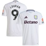 aston villa adidas away shirt 2024-25 with j.duran 9 printing Collection - Official Aston Villa Shirts & Jerseys