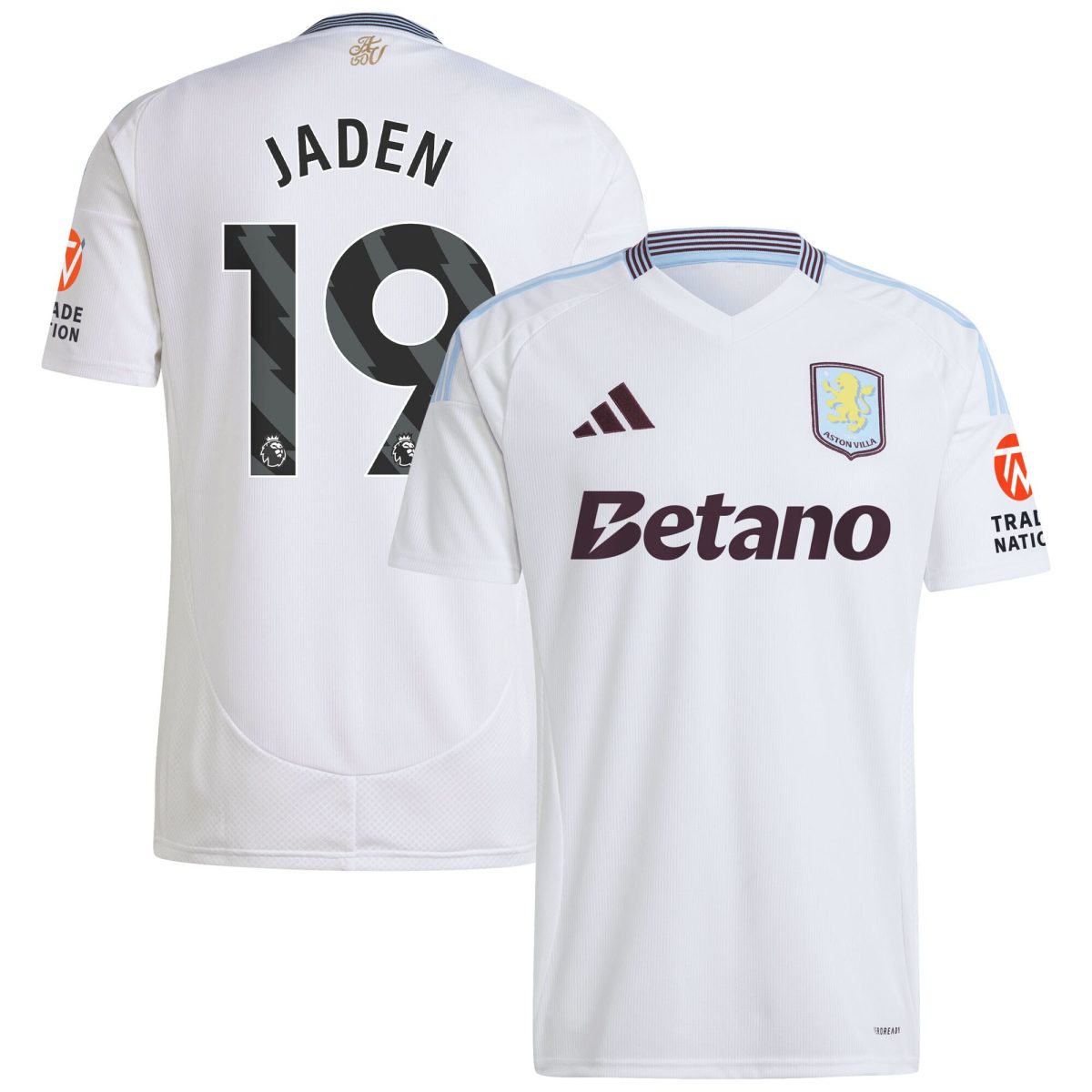 aston villa adidas away shirt 2024-25 with jaden 19 printing Collection - Official Aston Villa Shirts & Jerseys