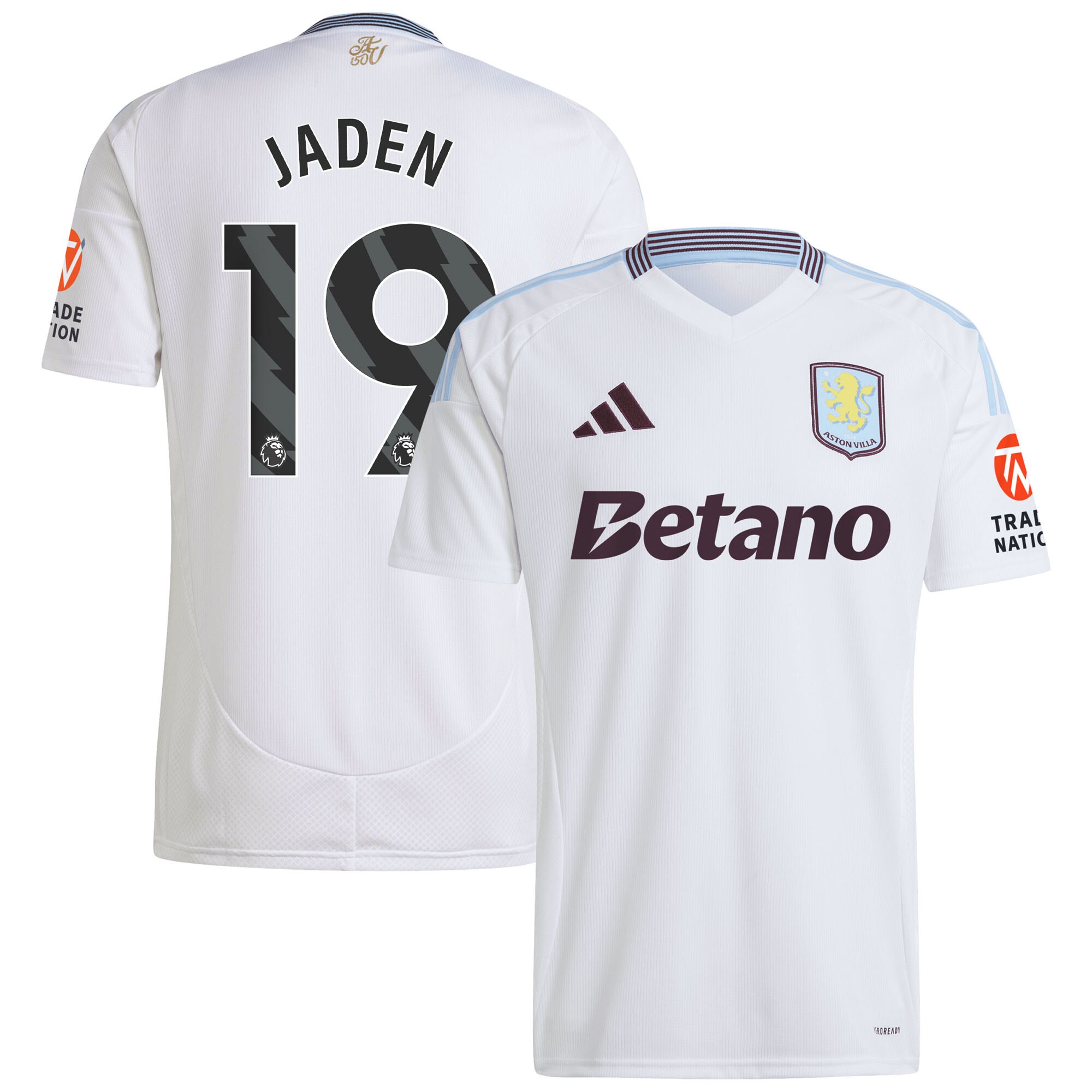 aston villa adidas away shirt 2024-25 with jaden 19 printing Collection - Official Aston Villa Shirts & Jerseys