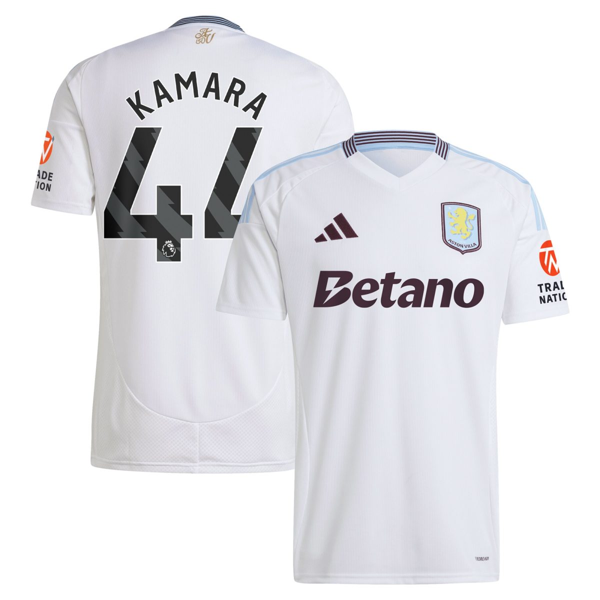 aston villa adidas away shirt 2024-25 with kamara 44 printing Collection - Official Aston Villa Shirts & Jerseys