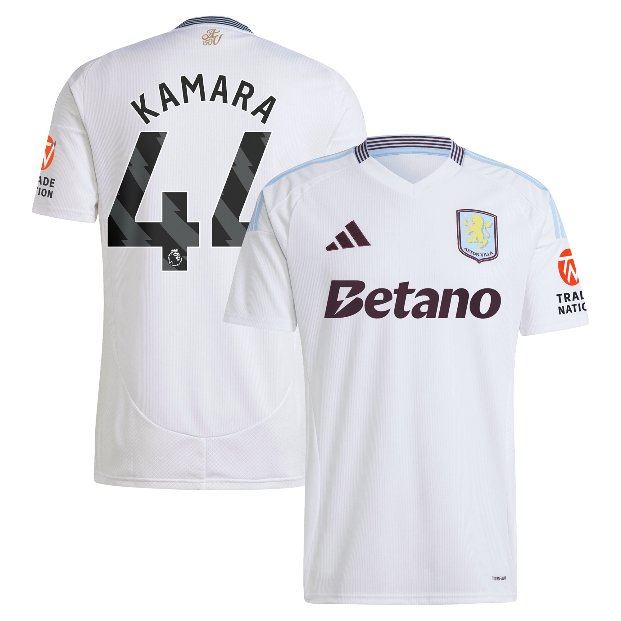 aston villa adidas away shirt 2024-25 with kamara 44 printing Collection - Official Aston Villa Shirts & Jerseys