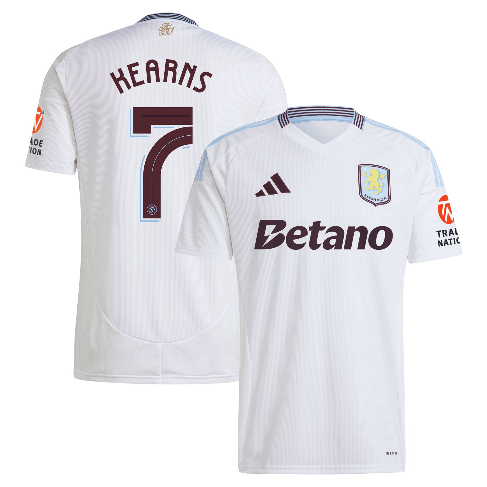 aston villa adidas away shirt 2024-25 with kearns 7 cup printing Collection - Official Aston Villa Shirts & Jerseys
