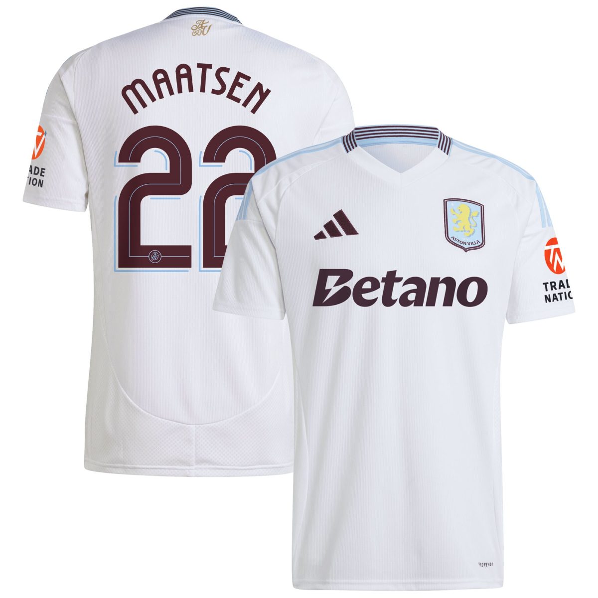 aston villa adidas away shirt 2024-25 with maatsen 22 cup printing Collection - Official Aston Villa Shirts & Jerseys