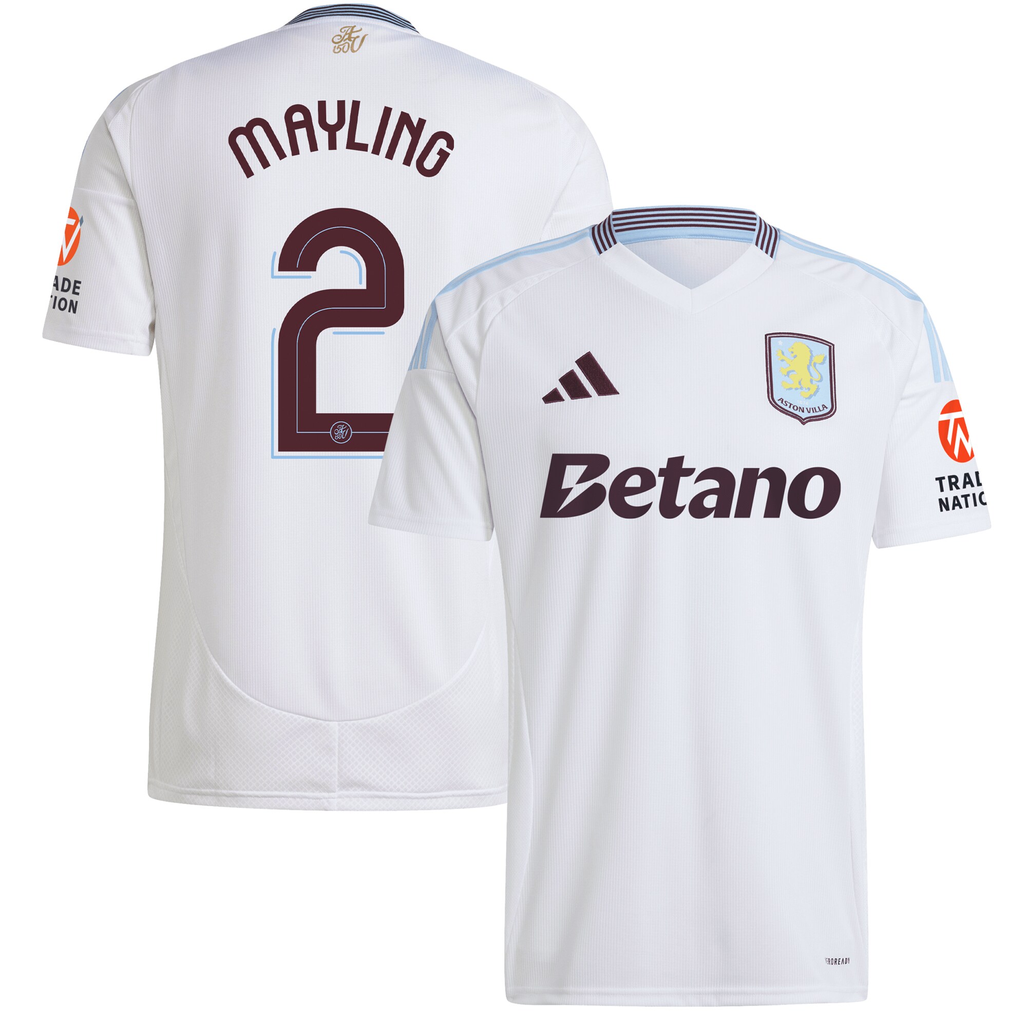 aston villa adidas away shirt 2024-25 with mayling 2 cup printing Collection - Official Aston Villa Shirts & Jerseys