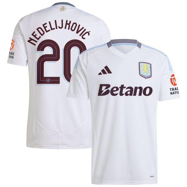 aston villa adidas away shirt 2024-25 with nedeljković 20 cup printing Collection - Official Aston Villa Shirts & Jerseys