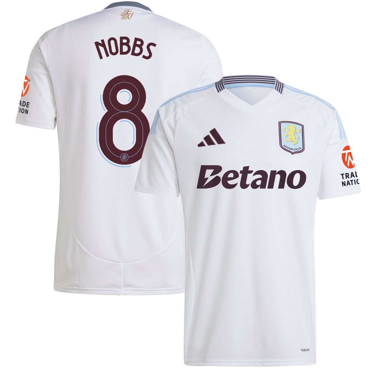 aston villa adidas away shirt 2024-25 with nobbs 8 cup printing Collection - Official Aston Villa Shirts & Jerseys