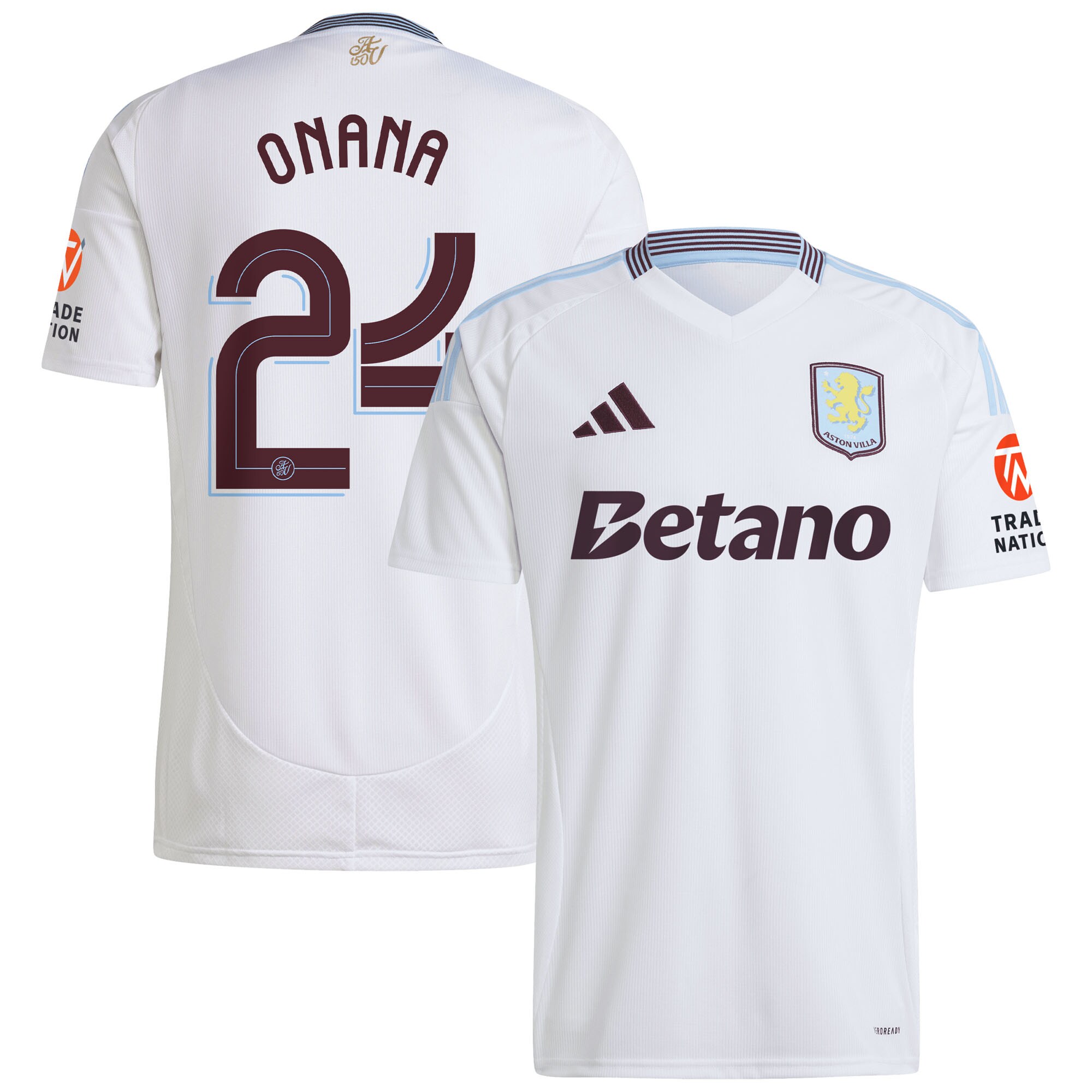 aston villa adidas away shirt 2024-25 with onana 24 cup printing Collection - Official Aston Villa Shirts & Jerseys