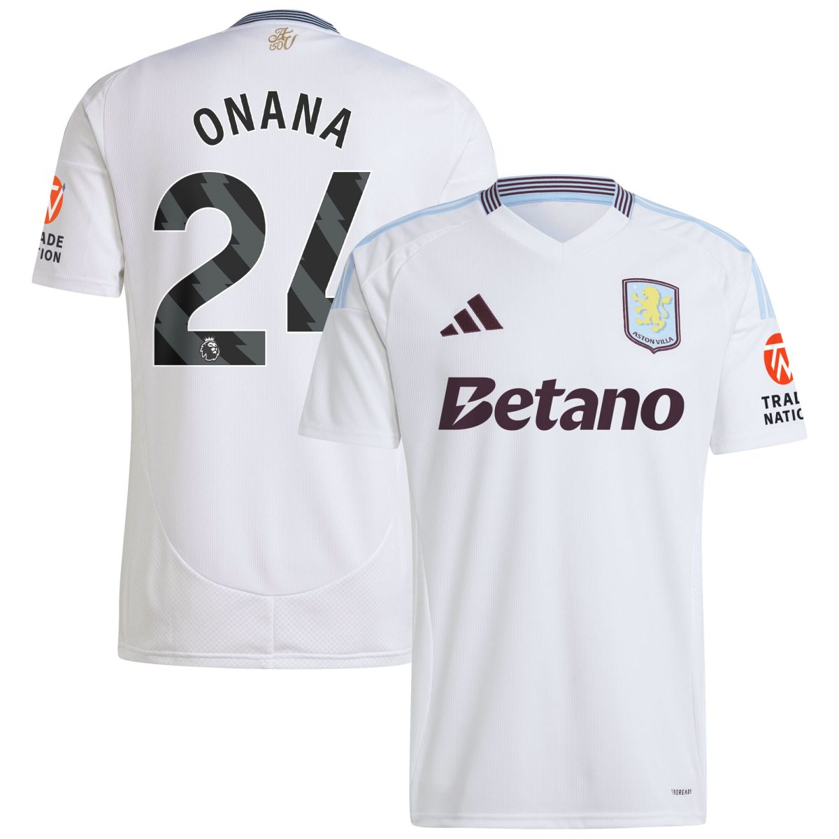 aston villa adidas away shirt 2024-25 with onana 24 printing Collection - Official Aston Villa Shirts & Jerseys