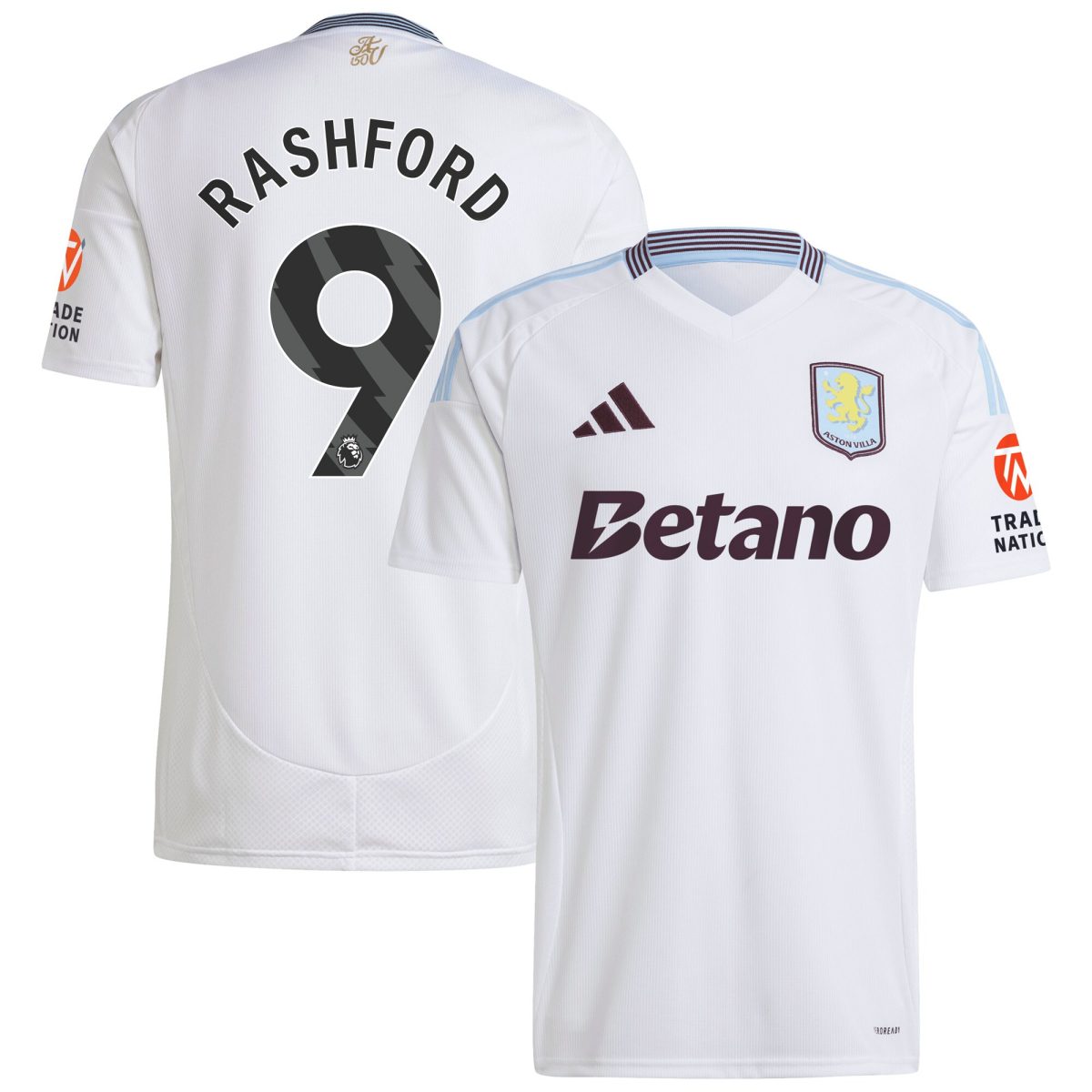 aston villa adidas away shirt 2024-25 with rashford 9 printing Collection - Official Aston Villa Shirts & Jerseys
