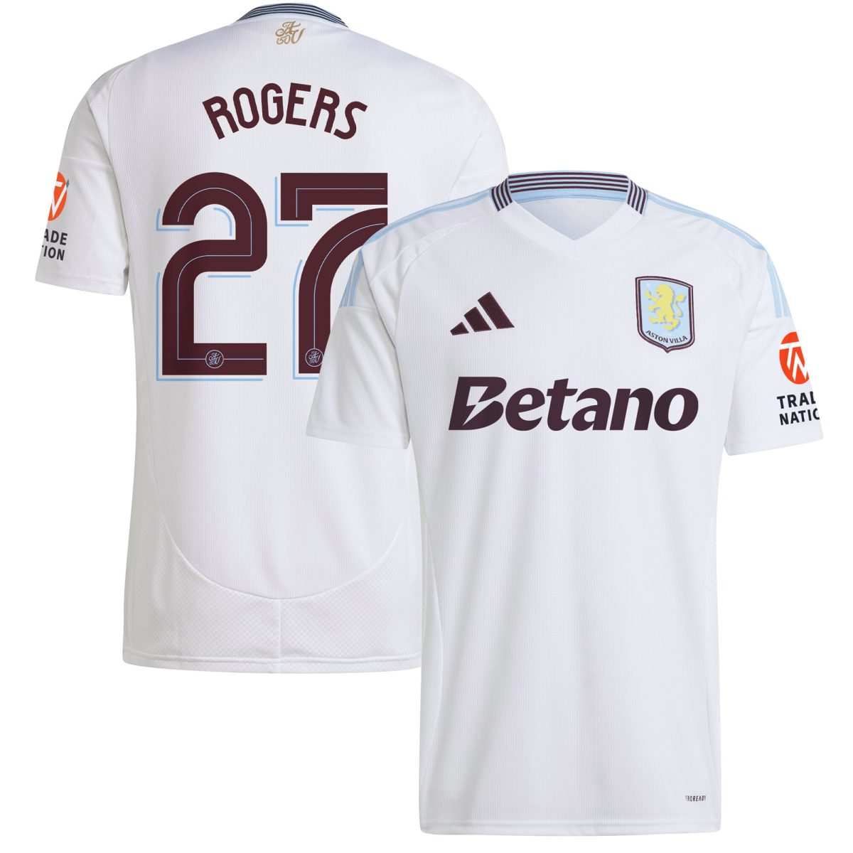 aston villa adidas away shirt 2024-25 with rogers 27 cup printing Collection - Official Aston Villa Shirts & Jerseys